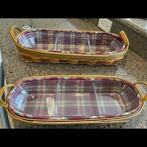 Longaberger vintage bread baskets. Year 2000